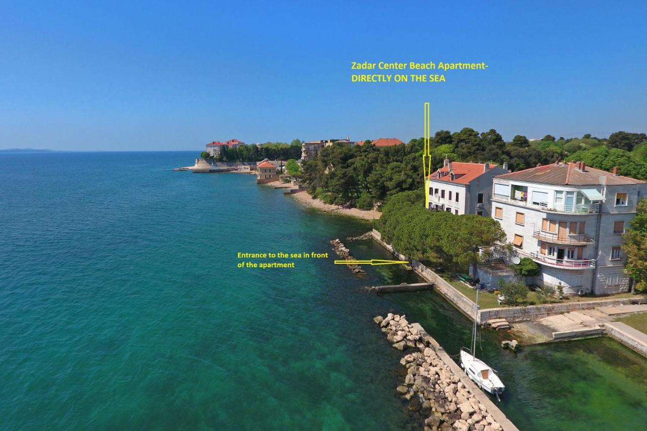 Zadar Center Beach Apartment - Directly On The Sea Exterior photo